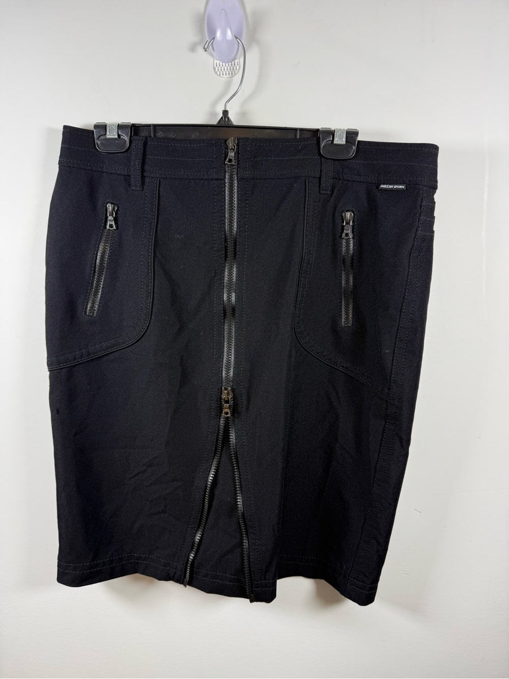 MARC CAIN | Black Utility Pencil Skirt Size N6 / US 10 Waist 17.5”
